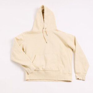 Men's Uniqlo Classic Hoodie with Pocket front | Size Medium Butter Ivory